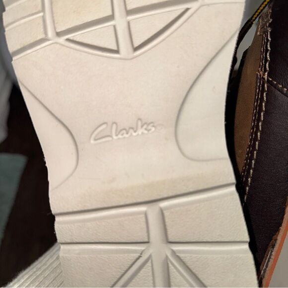 Men’s Clark’s Collection Eastern-mid leather lace up vintage style boots sz 9.5 - Picture 8 of 15